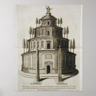 The Mausoleum of Augustus and his family in Rome, Poster