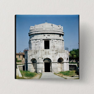 The Mausoleum of Theodoric 15 Cm Square Badge