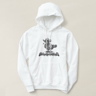 The Maverick Pigeon: 3D Graffiti Monochrome  Hoodie