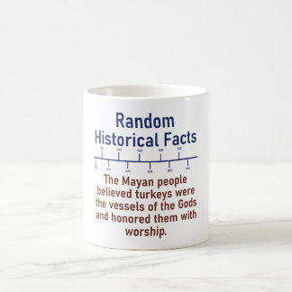 The Mayan People Believed Turkeys - History Fact Coffee Mug