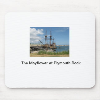 The Mayflower at Plymouth Rock Mouse Mat