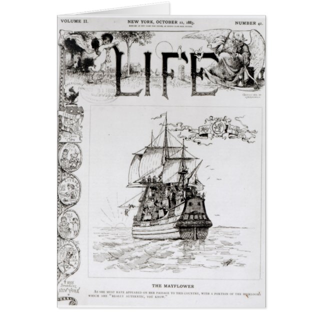 The Mayflower, front cover from 'Life' (Front)
