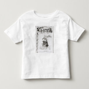 The Mayflower, front cover from 'Life' Toddler T-Shirt