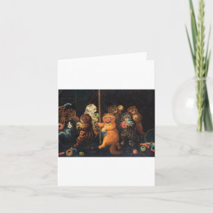 The Maypole By Louis Wain Card