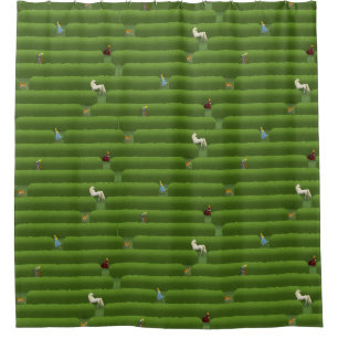 The Maze Fairytale Shower Curtain