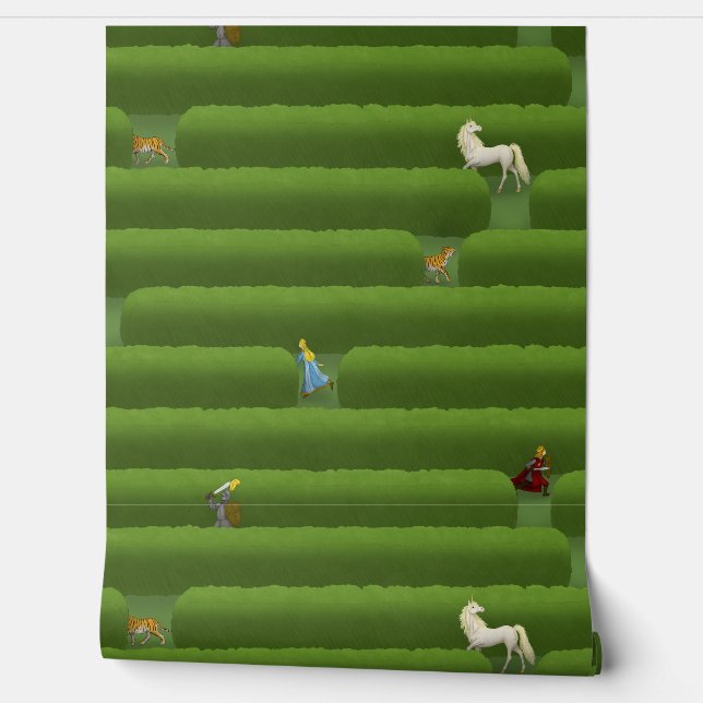 The Maze (half drop) Fairytale Wallpaper (Unrolling)