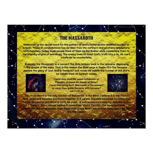  The Mazzaroth Glossy Poster (Front)