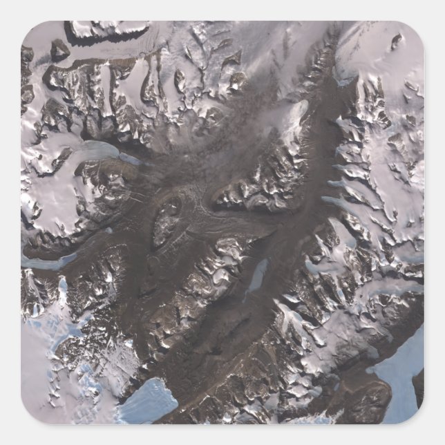 The McMurdo Dry Valleys Square Sticker (Front)