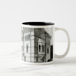 The Meadow Buildings, Christ Church, Oxford Two-Tone Coffee Mug