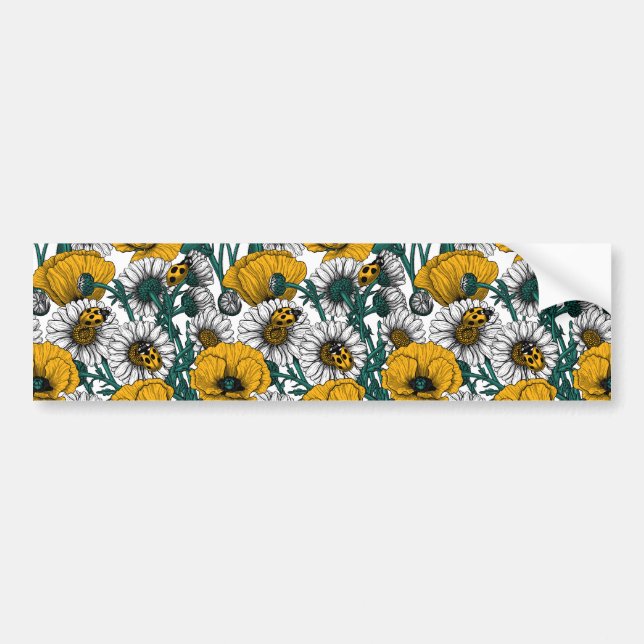 The meadow in yellow bumper sticker (Front)