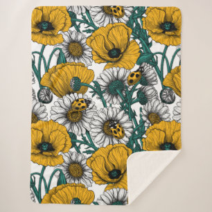 The meadow in yellow sherpa blanket