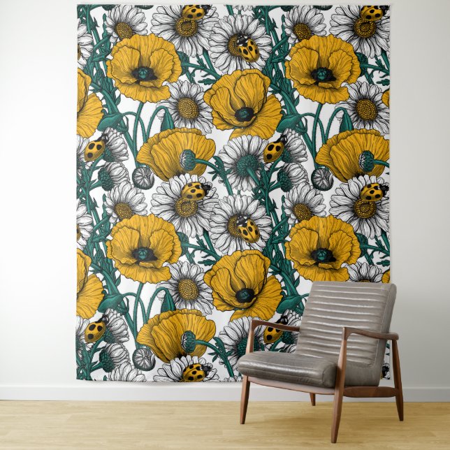 The meadow in yellow tapestry (In Situ)