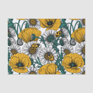 The meadow in yellow tissue paper