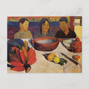 'The Meal' - Paul Gauguin Postcard