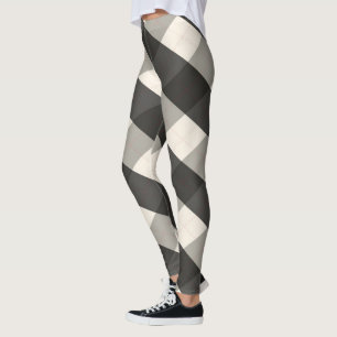 The MeanClique Argyle Black Leggings