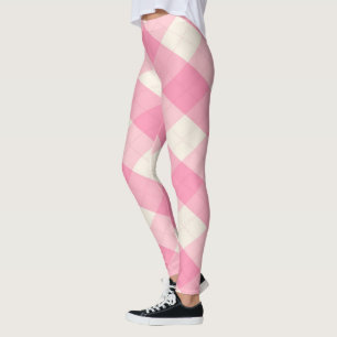 The MeanClique Argyle Magenta Leggings