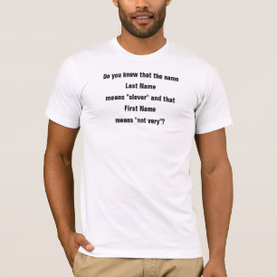 The Meaning of Names T-Shirt