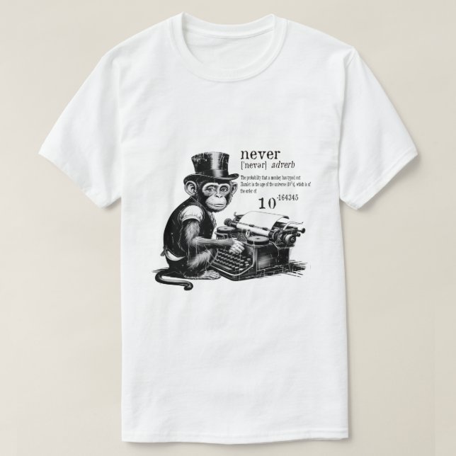 The Meaning of 'never'  T-Shirt (Design Front)