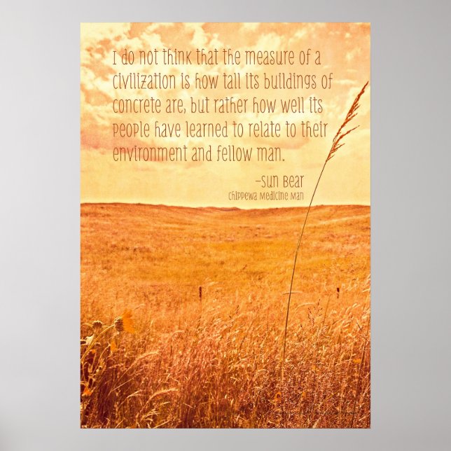 The Measure of a Civilisation Poster (Front)