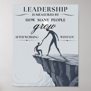 The Measure of a Leader Poster