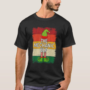 The Mechanic Elf Matching Group Christmas Party Pa T-Shirt