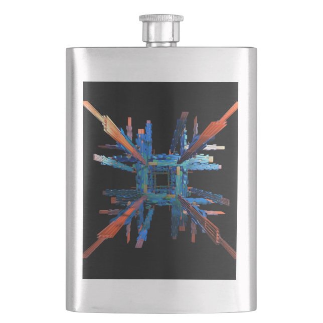 The Mechanics of It All Classic Flask (Front)