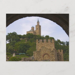 The mediaeval stronghold of Tsarevets Postcard