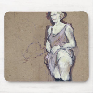 The Medical Inspection: Blonde Prostitute, 1894 Mouse Mat