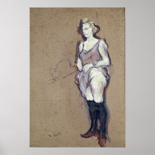 The Medical Inspection: Blonde Prostitute, 1894 Poster