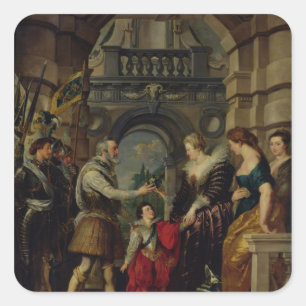 The Medici Cycle 2 Square Sticker