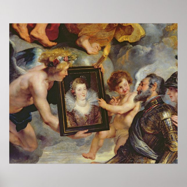 The Medici Cycle: Henri IV  Receiving Portrait Poster (Front)