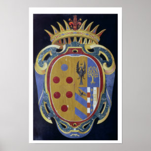 The Medici-Lorena Coat of Arms, c.1638 (pietra dur Poster