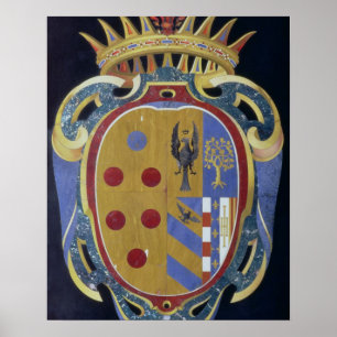 The Medici-Lorena Coat of Arms, c.1638 (pietra dur Poster