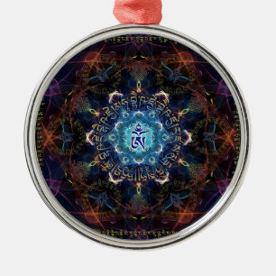 The Medicine Buddha -Bhaisajyaguru Metal Tree Decoration