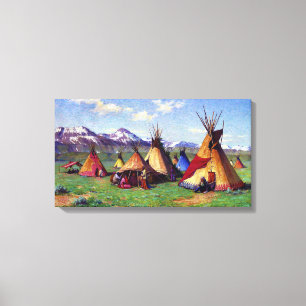 The Medicine Teepee Joseph Henry Sharp 1903  Canvas Print