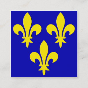 The Medieval Flag of France Square Business Card
