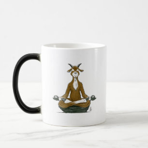 “The Meditating Goat” Morphing Mug. Magic Mug