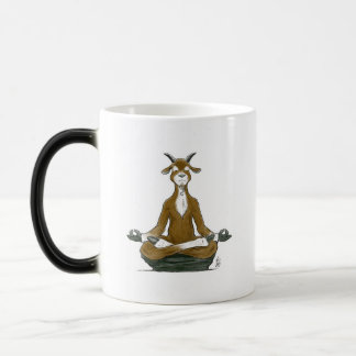“The Meditating Goat” Morphing Mug. Magic Mug