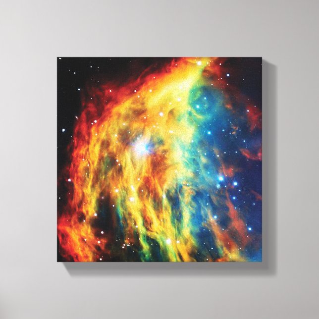 The Medusa Nebula Hubble Outer Space Photo Canvas Print (Front)