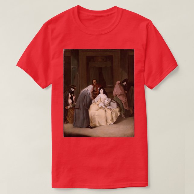 The Meeting 1746 by Pietro Longhi Pietro Falca T-Shirt (Design Front)