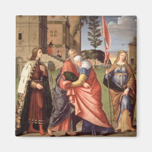 The Meeting at the Golden Gate with Saints, 1515 ( Magnet