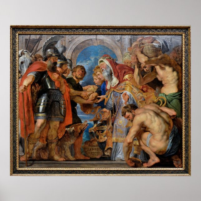 The Meeting of Abraham and Melchizedek Poster (Front)