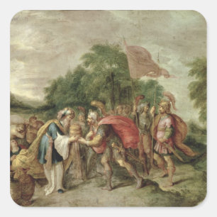 The Meeting of Abraham and Melchizedek Square Sticker
