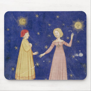 The Meeting of Dante  and Beatrice Mouse Mat