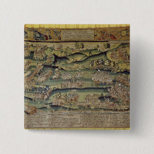 The Meeting of the Two Armies 15 Cm Square Badge