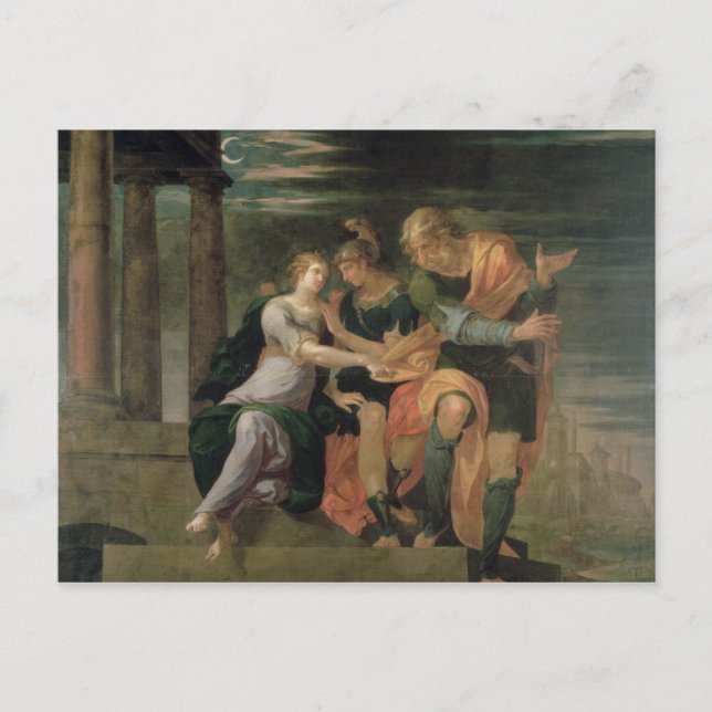 The Meeting of Theagenes and Chariclea Postcard (Front)