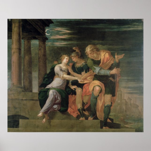 The Meeting of Theagenes and Chariclea Poster (Front)