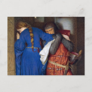 The Meeting on the Turret Stairs by Burton Postcard