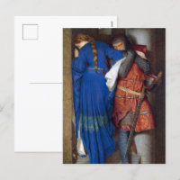 The Meeting on the Turret Stairs by F. W. Burton