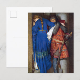 The Meeting on the Turret Stairs by F. W. Burton Holiday Postcard